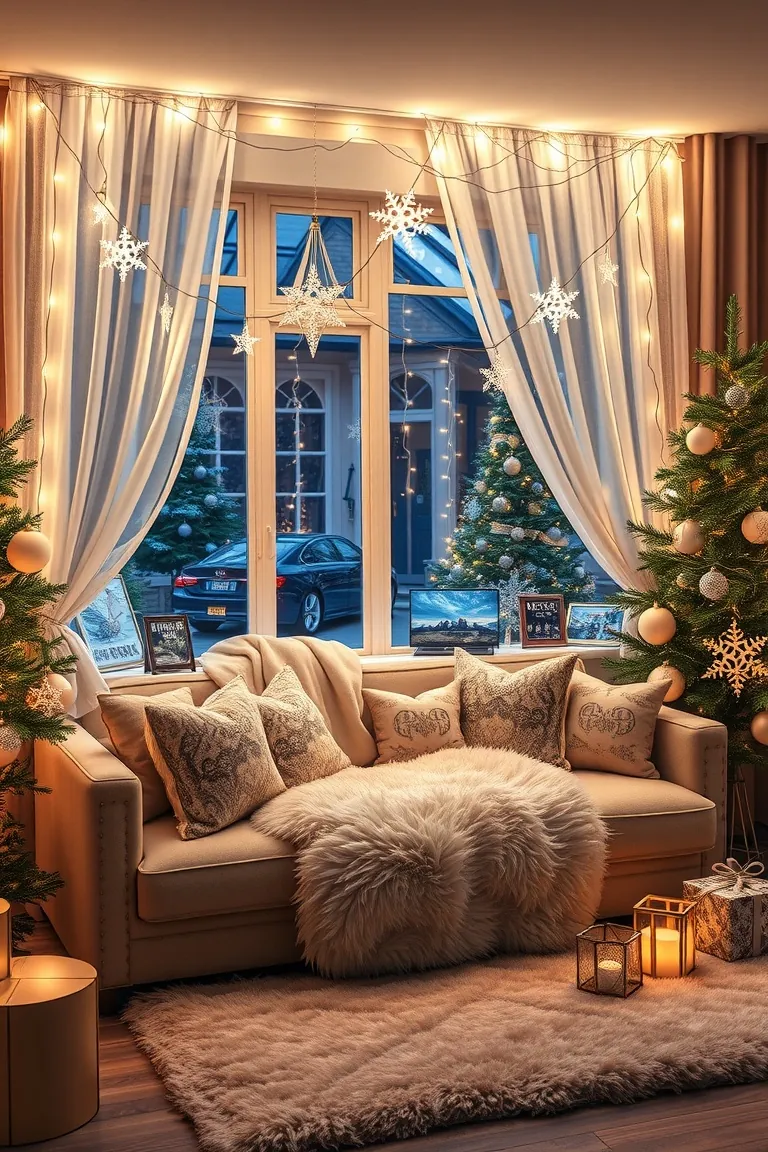 1. Twinkling Wonderland Entryway