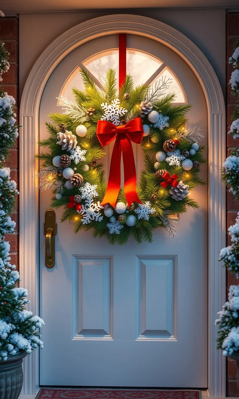 1. Whimsical Winter Wreaths