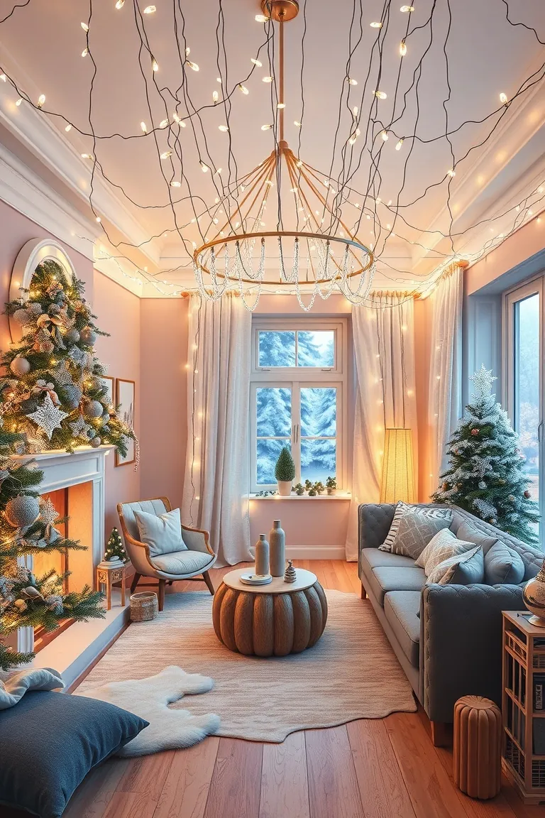 1. Frosty Fairy Lights Extravaganza