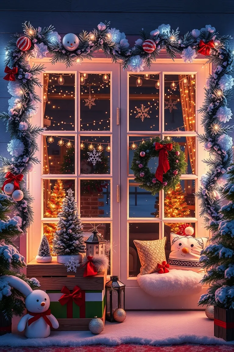 1. Twinkling Wonderland Windows