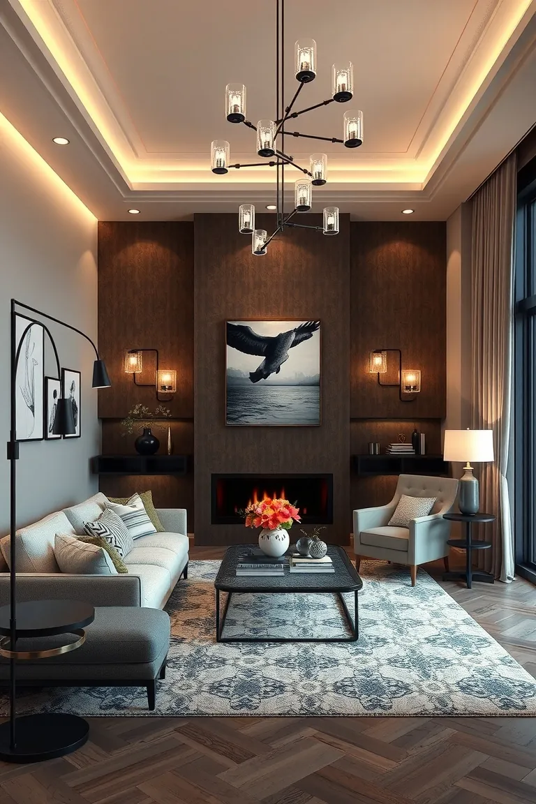 1. Layered Lighting Luxury
