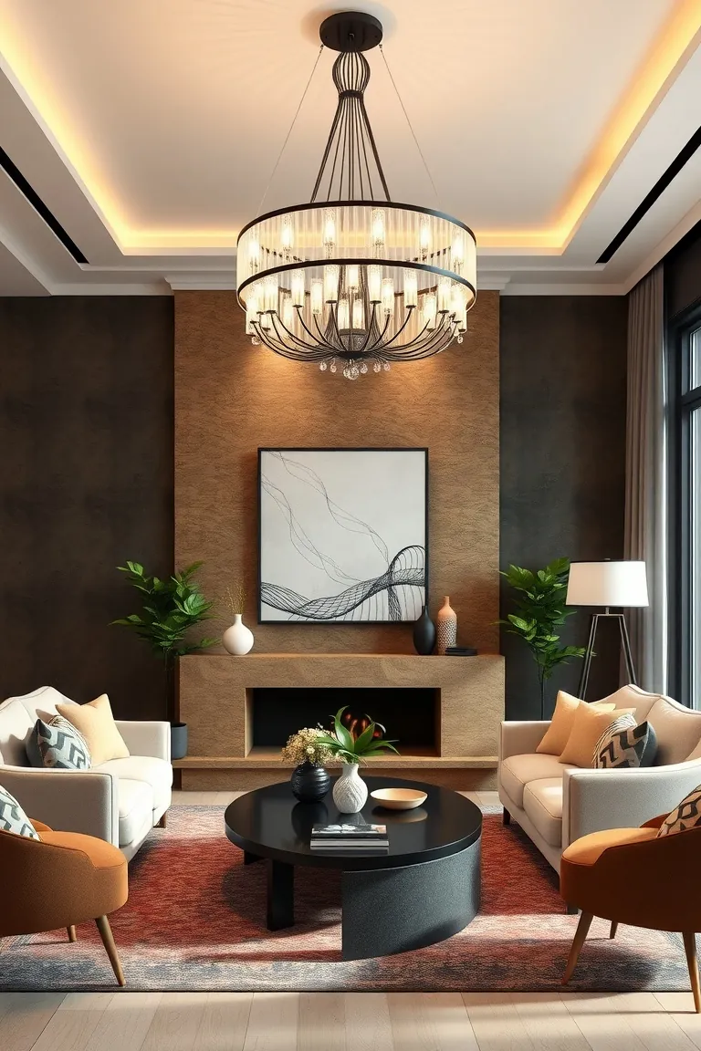 1. Statement Lighting Magic