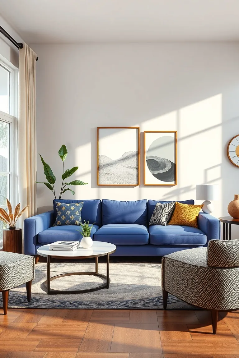1. Statement Sofa: Your Room's Bold Centerpiece