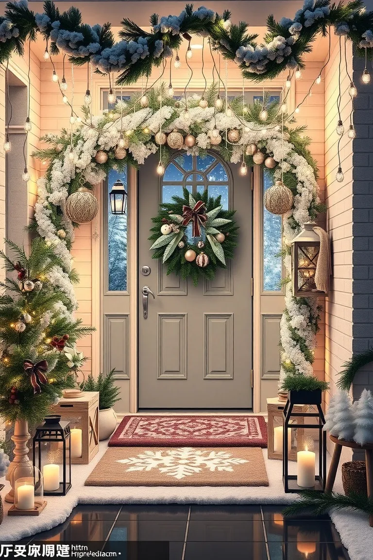 1. Enchanted Winter Wonderland Entrance