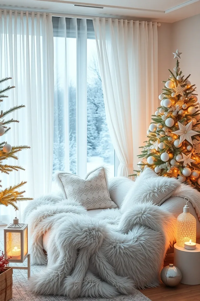 1. Sparkling Snowflake Sanctuary