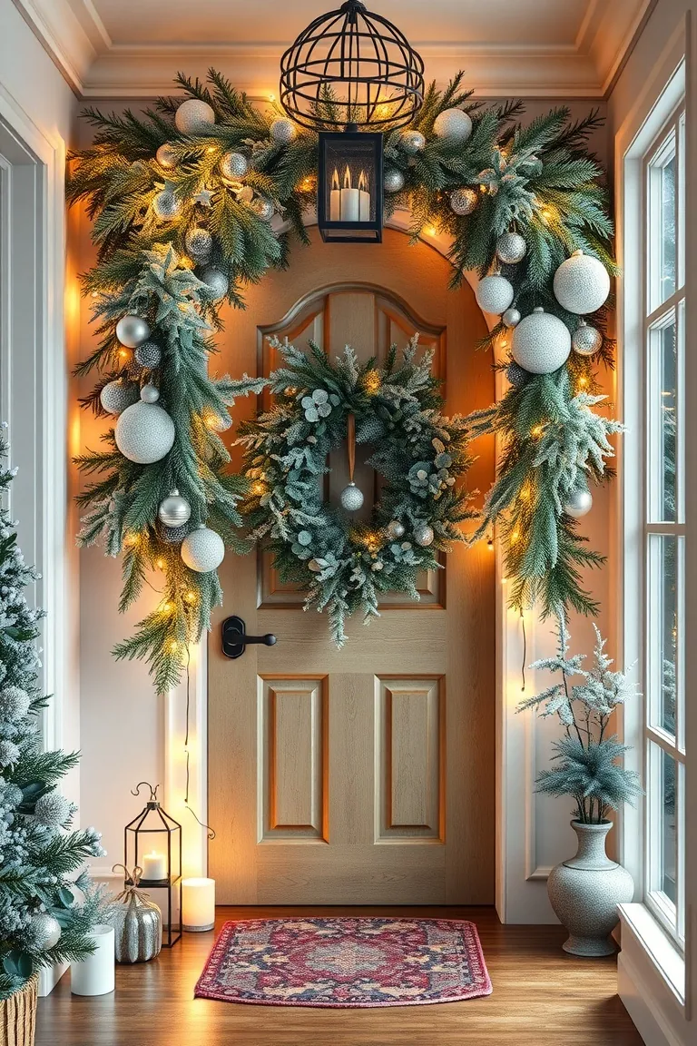 1. Frosted Forest Foyer