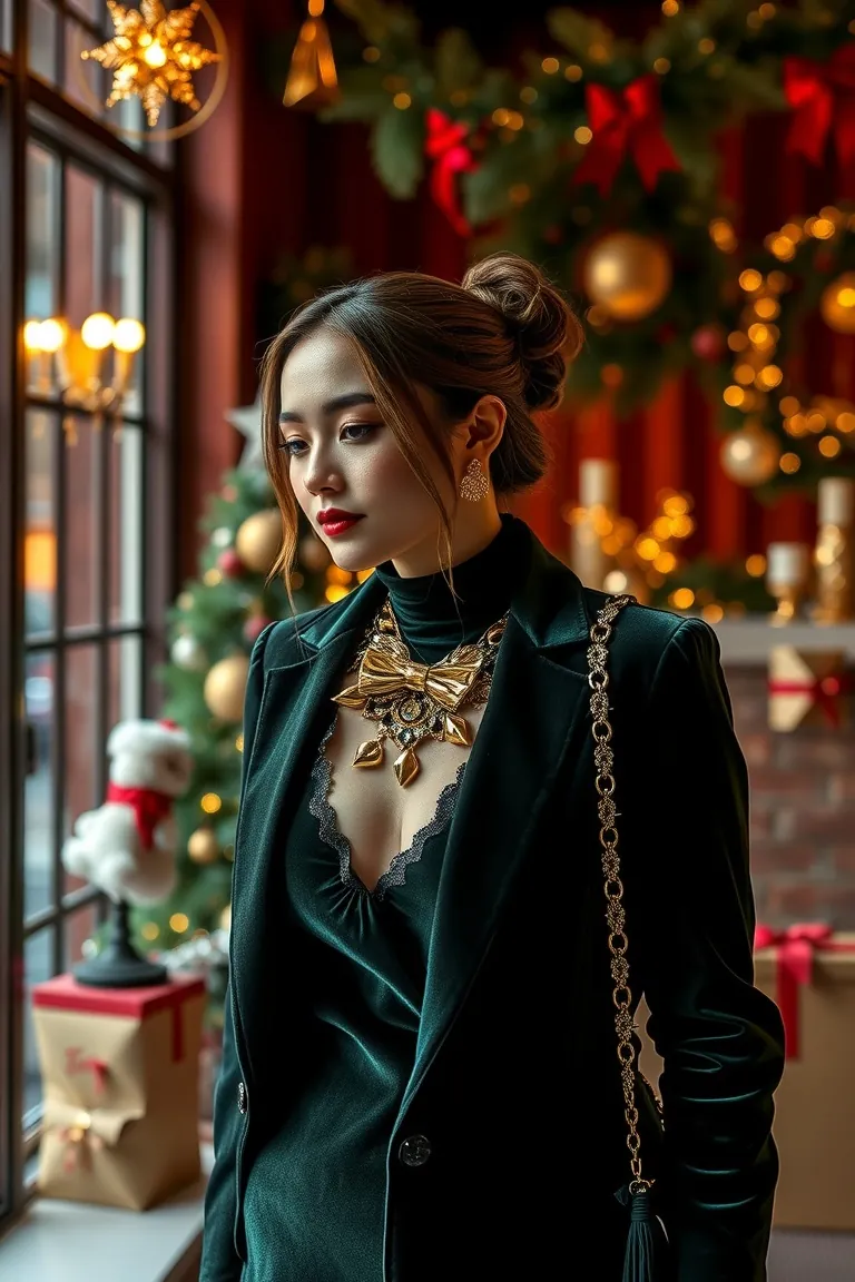 1. Sleigh the Celebration in Velvet