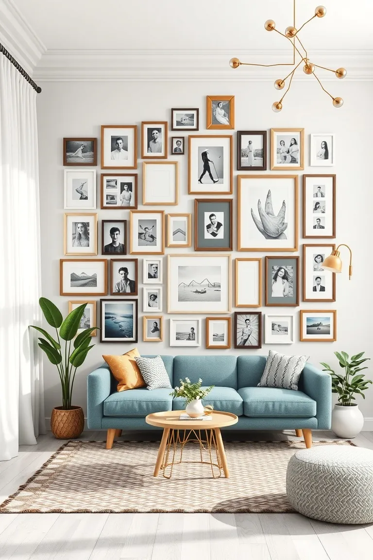 3. Unconventional Collage Walls