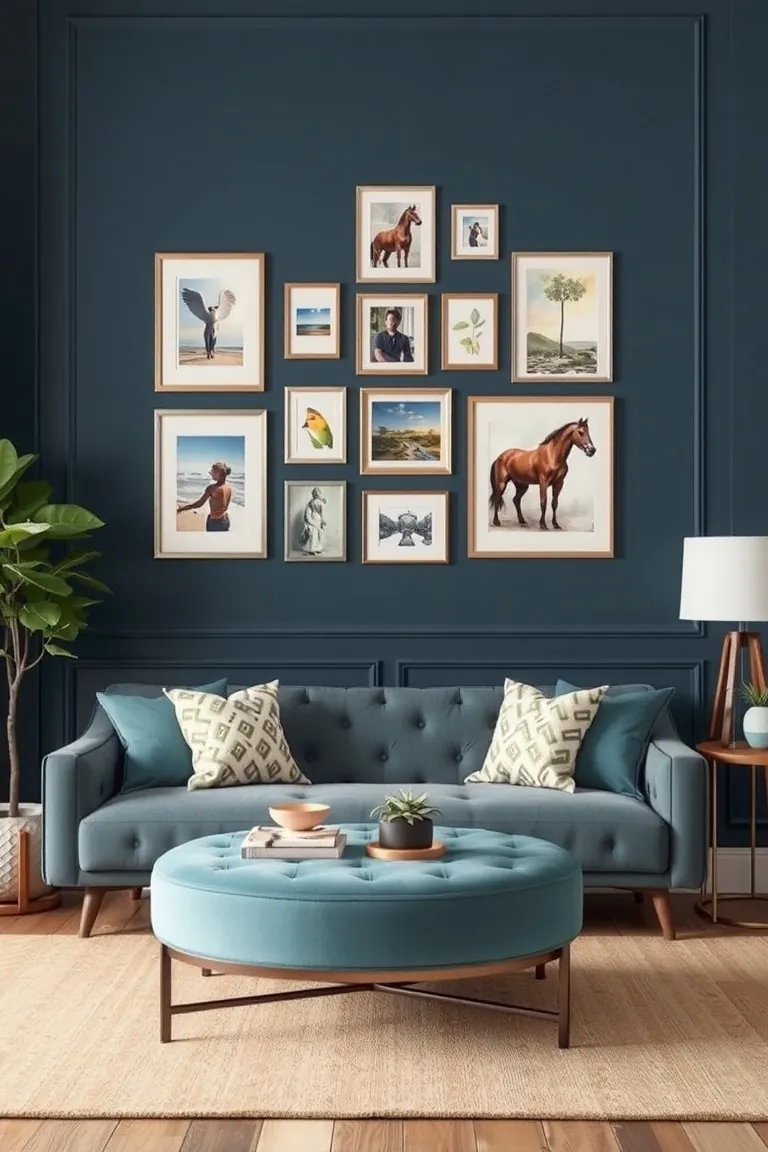 3. Elevate with an Art Wall
