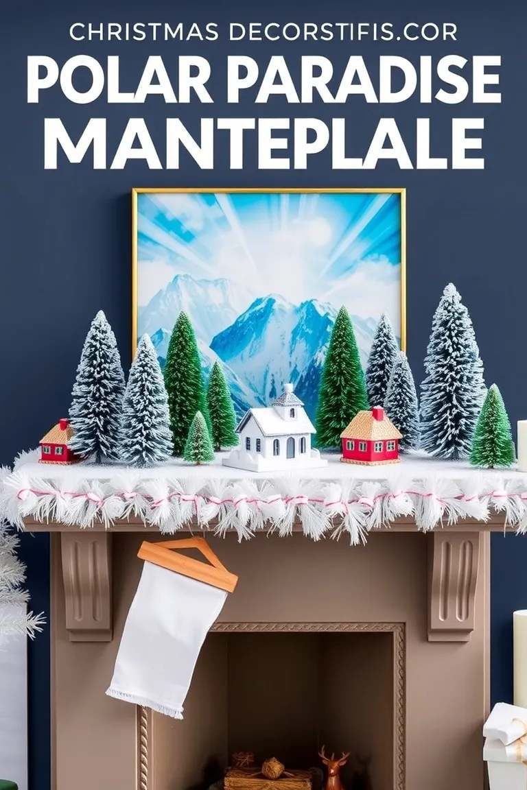 2. "Polar Paradise Mantelpiece"