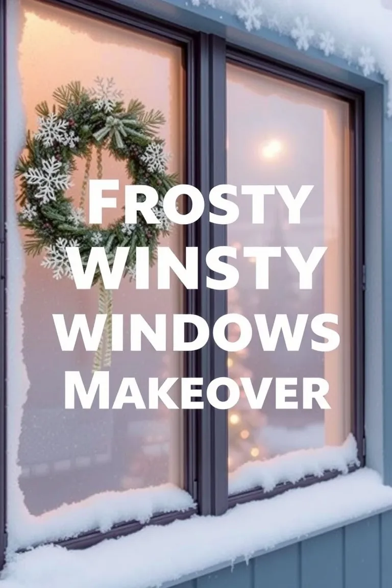 3. Frosty Windows Makeover