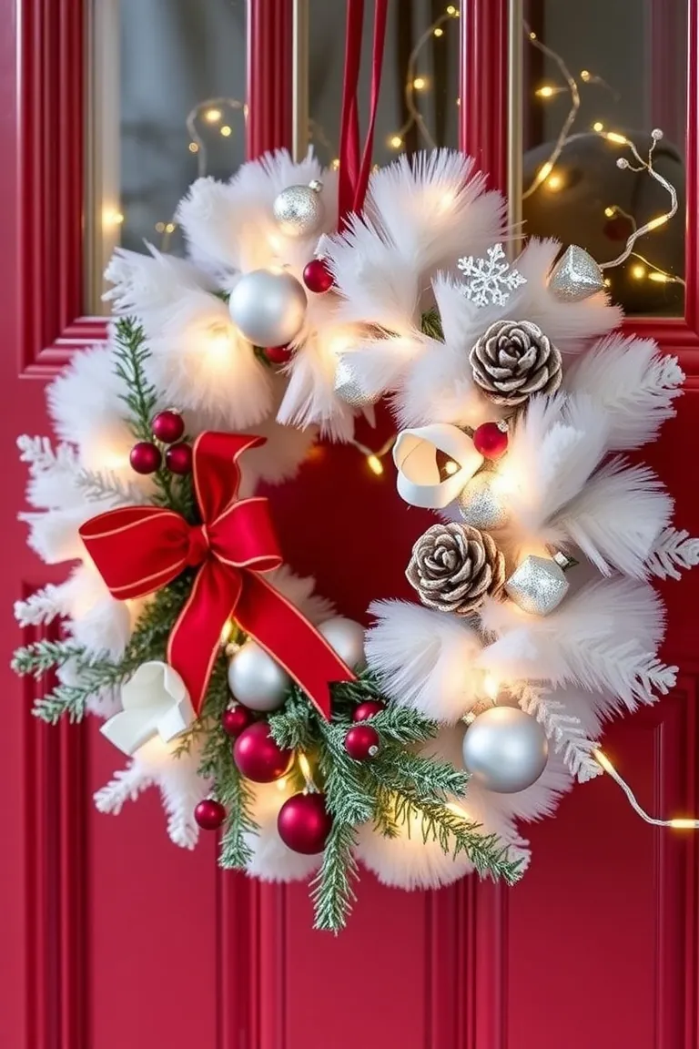 2. Whimsical Winter Wreaths