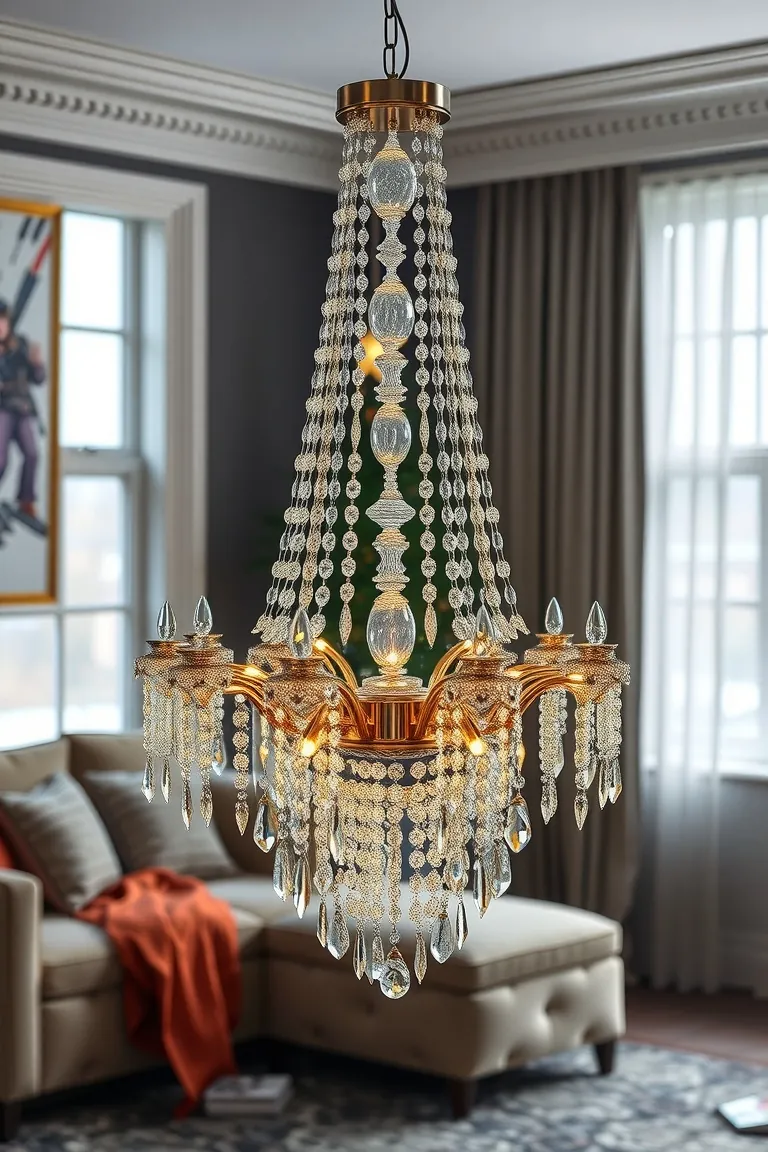 2. Ice-Crystal Chandelier