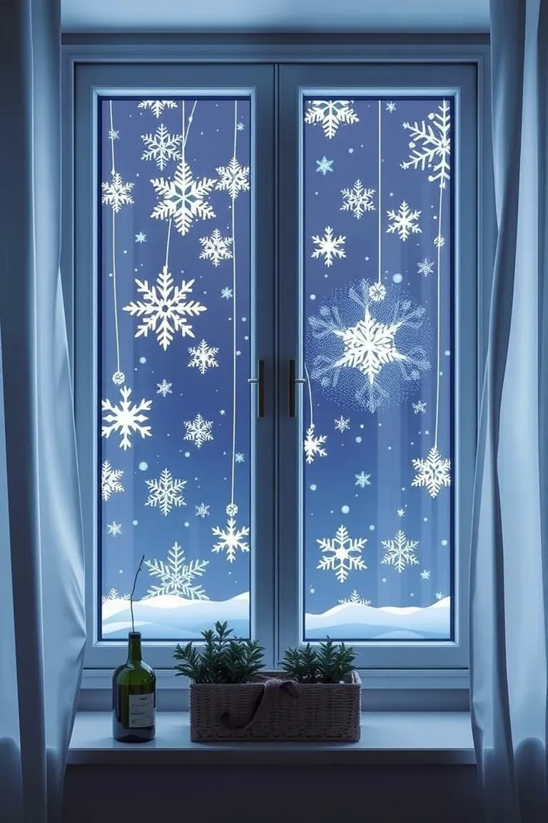 2. "Frozen" Window Charm