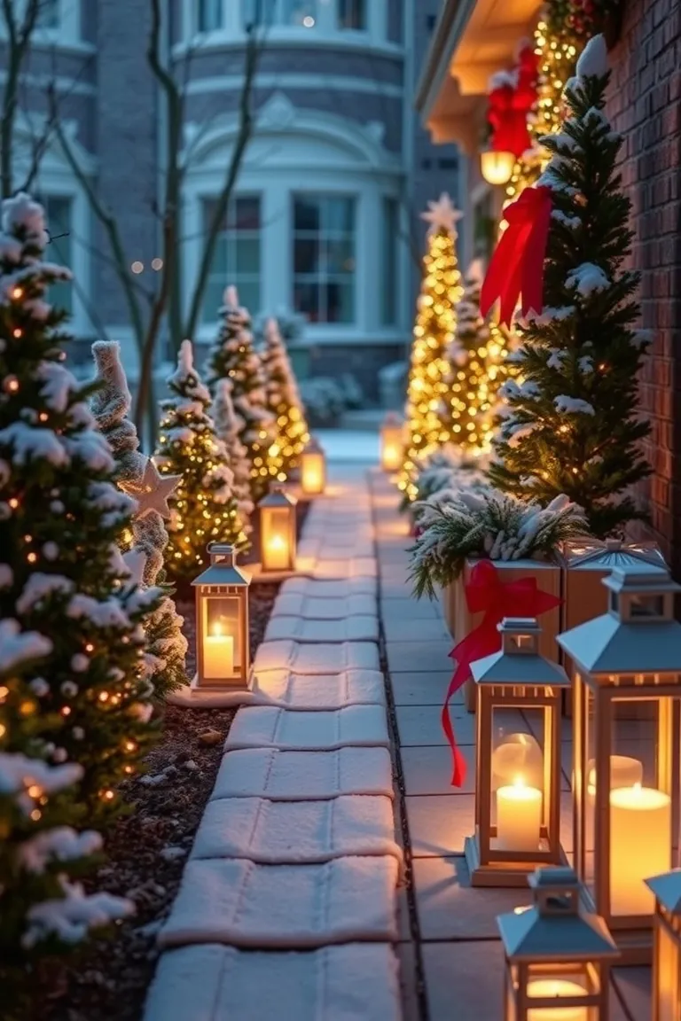 2. Luminary Lined Pathway