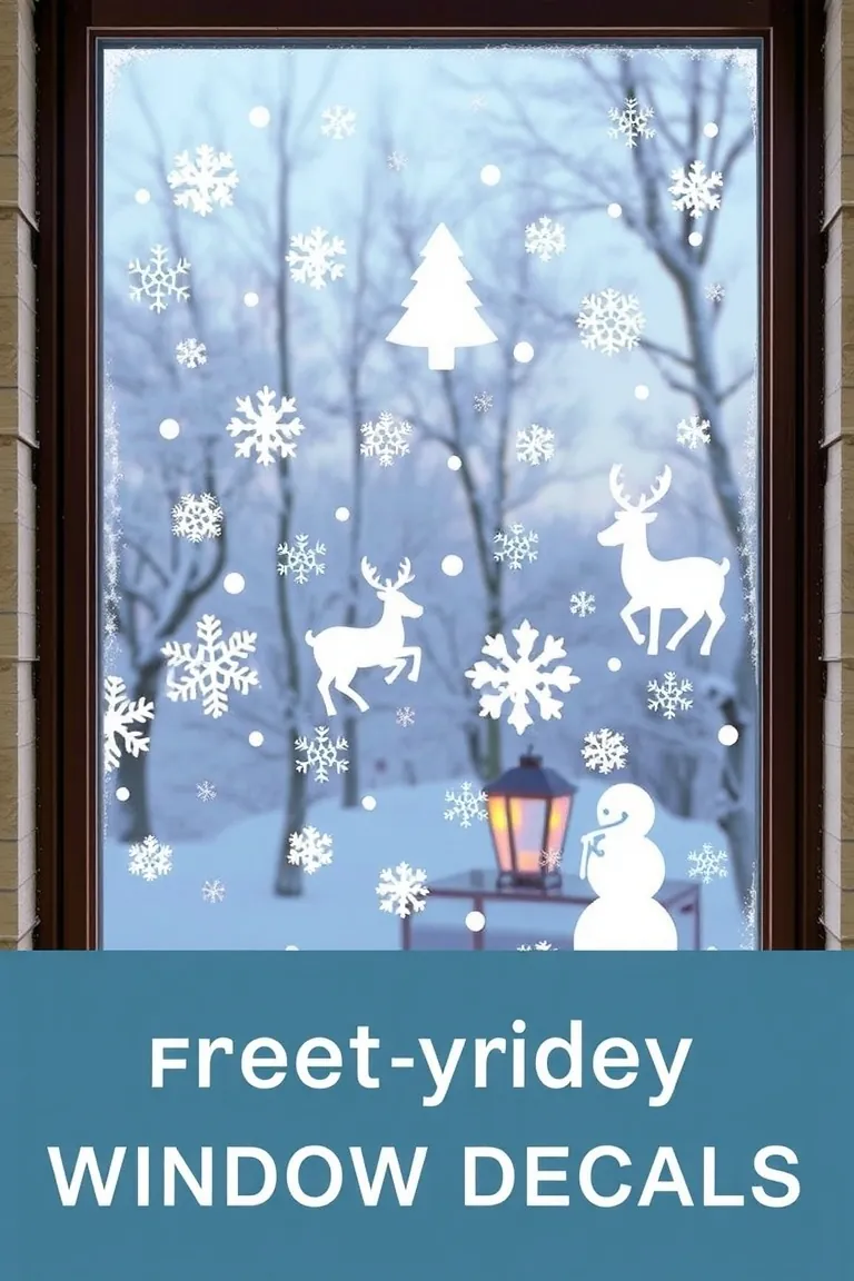 3. Frosted Window Decals