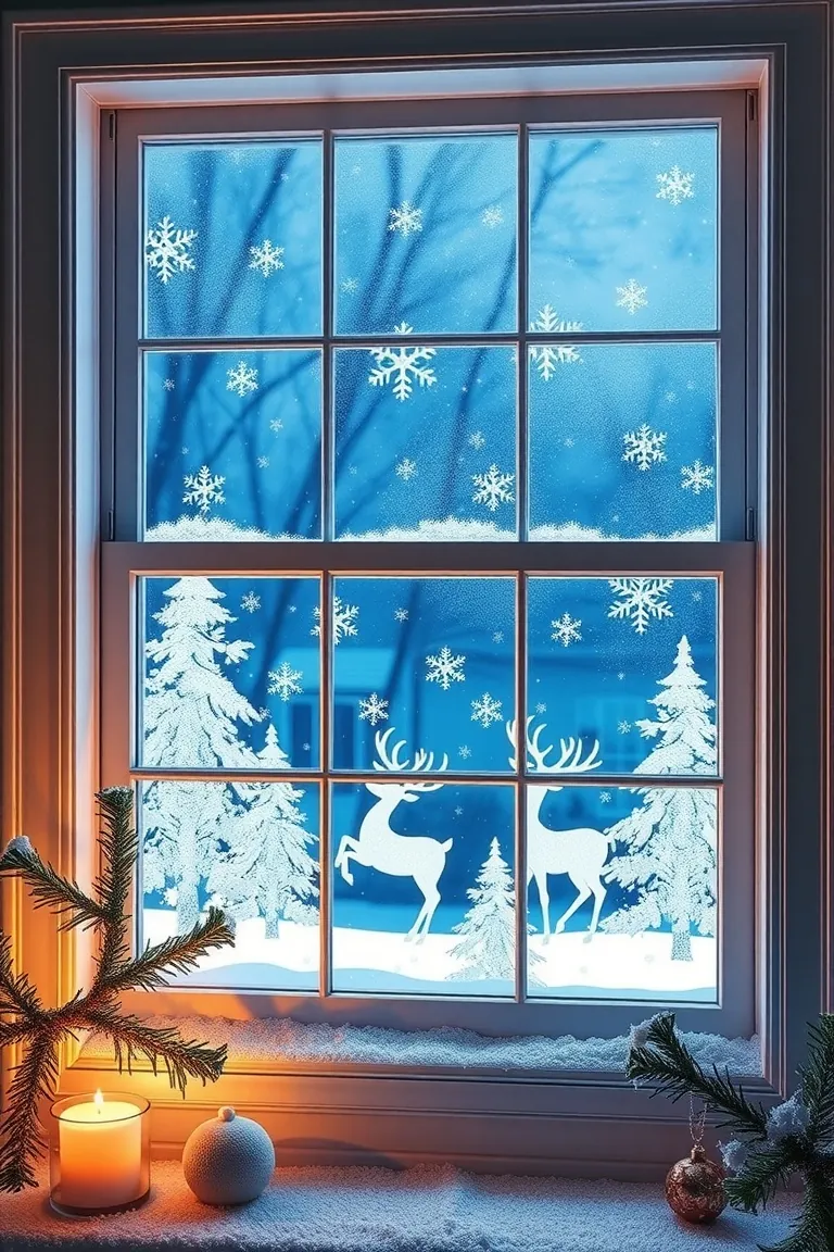 2. Frosted Window Magic