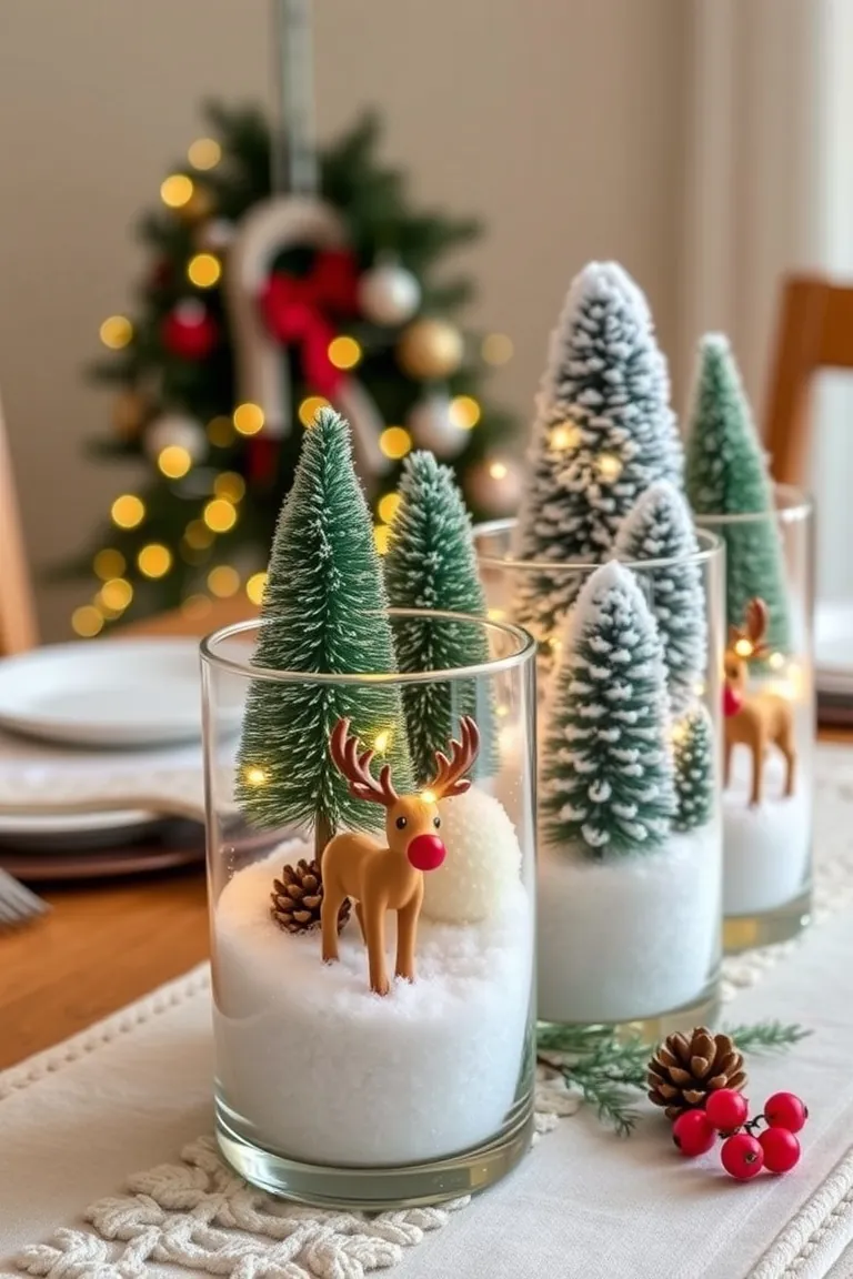 3. Ornamental Winter Wonderland Centrepiece