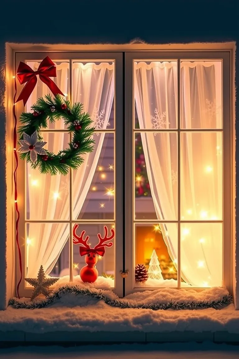 3. Winter Wonderland Window Display