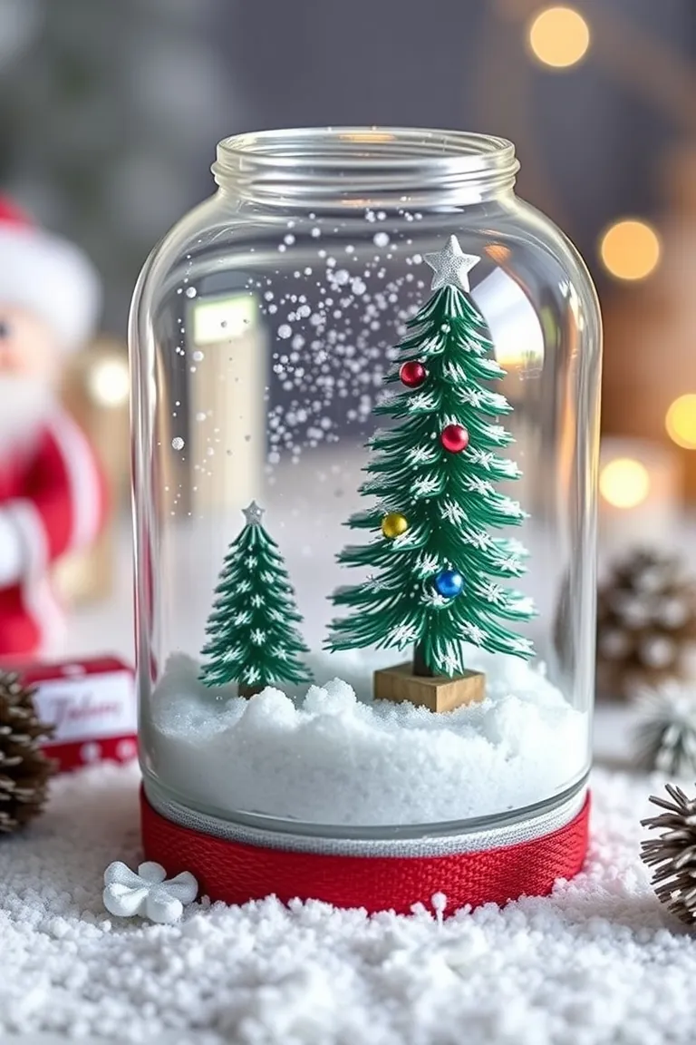 3. DIY Snow Globes