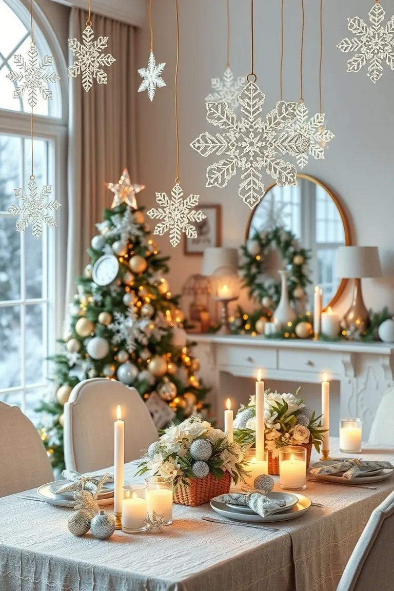 3. Sparkling Snowflake Spectacle