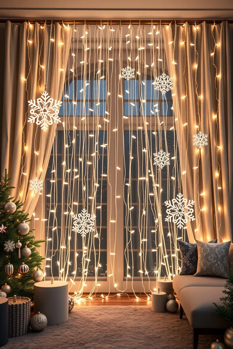 2. Dazzling Light-Curtain Wonderland