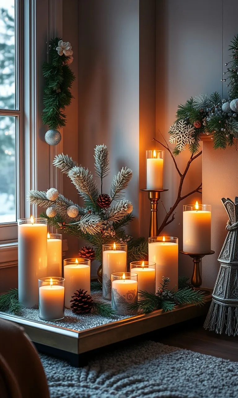 3. Dazzling DIY Snowflake Curtain