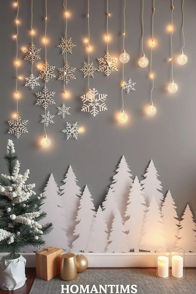 3. Winter Wonderland Wall
