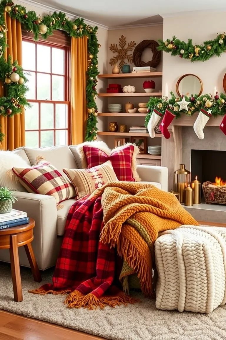 3. Cozy Up with Textiles