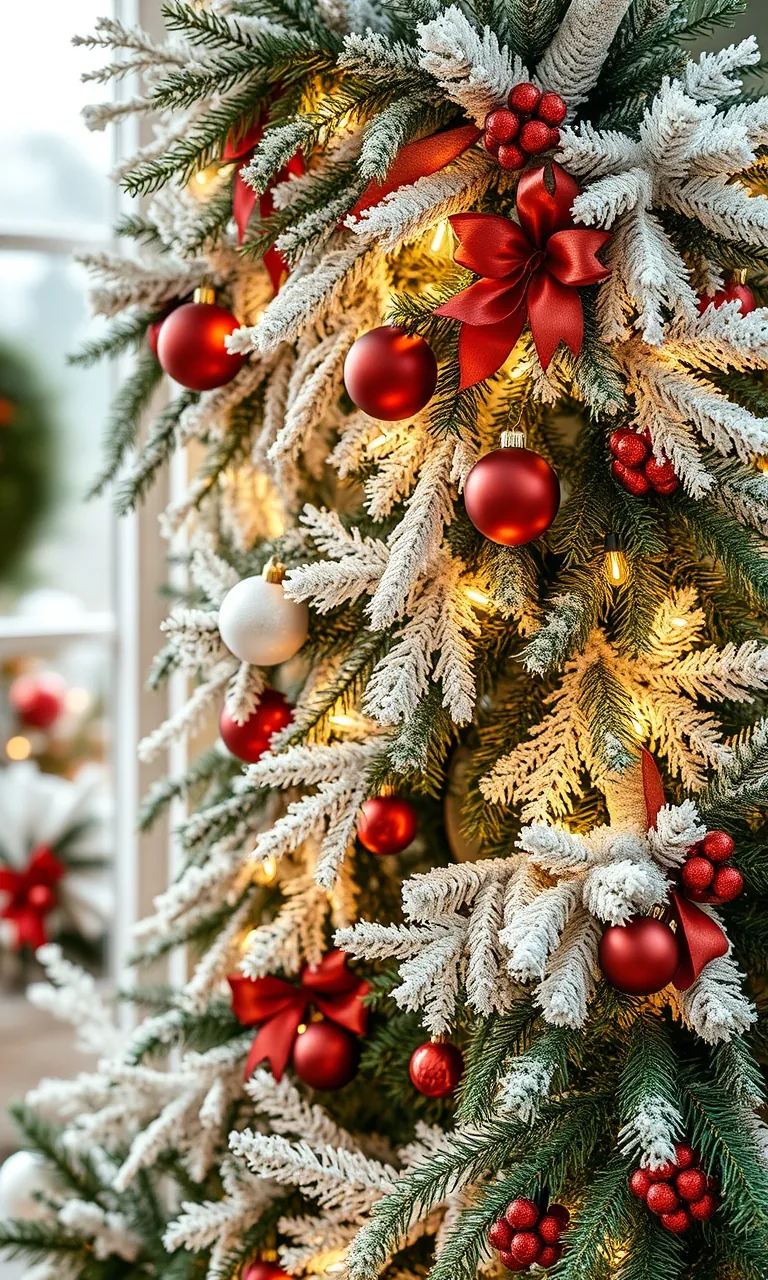 2. Frosty Foliage Wonderland