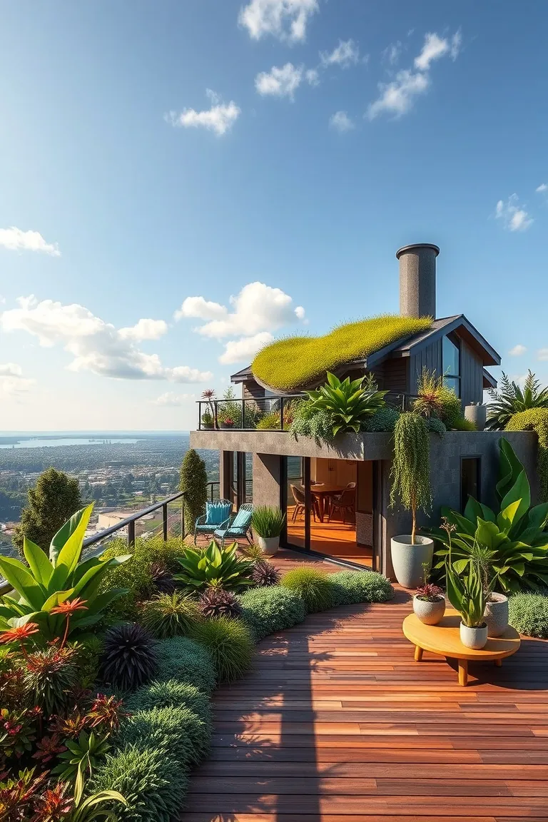2. Green Roof Oasis