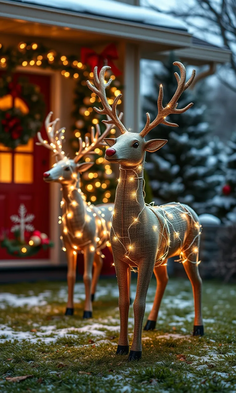 3. Reindeer Games with Lights