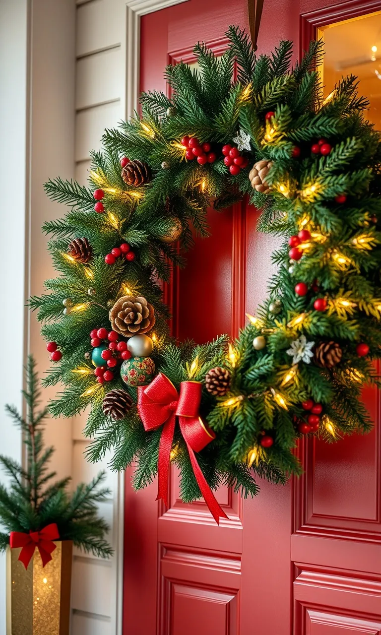 3. Whimsical Winter Wonderland Wreaths