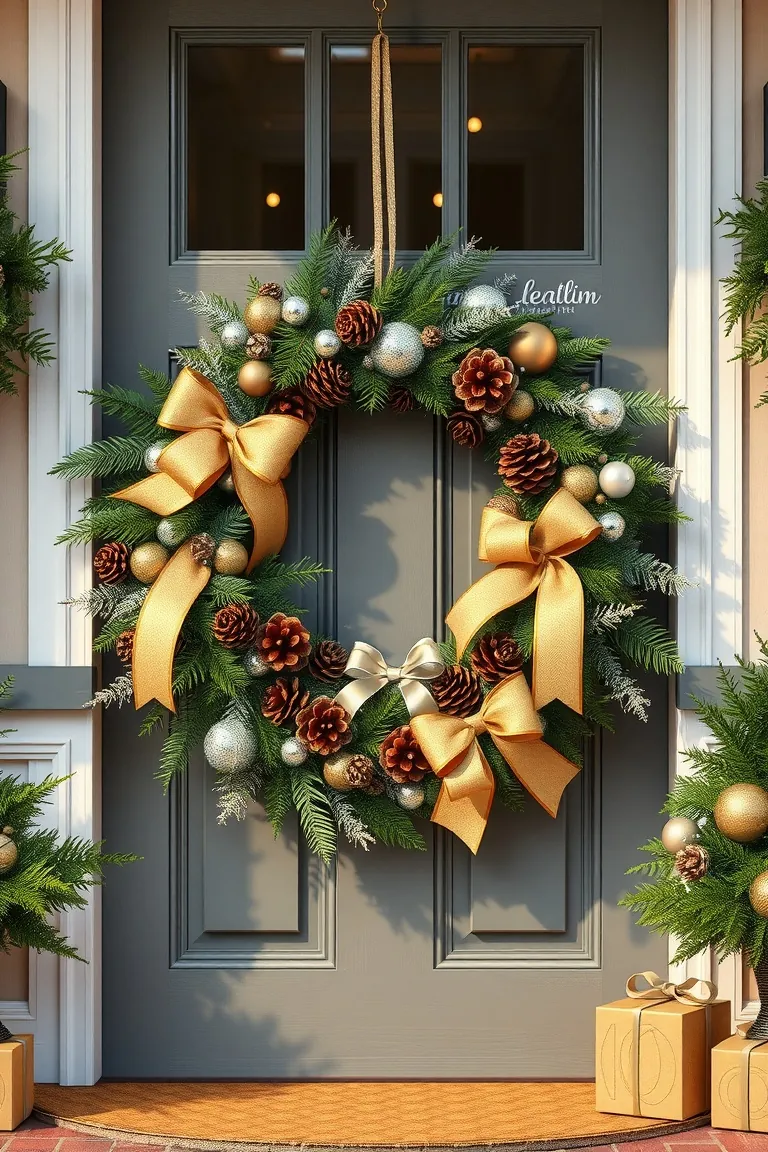 3. Rustic Elegance Wreath