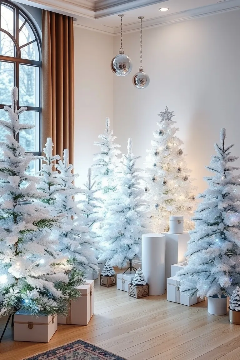 2. Snowy Forest Illusion
