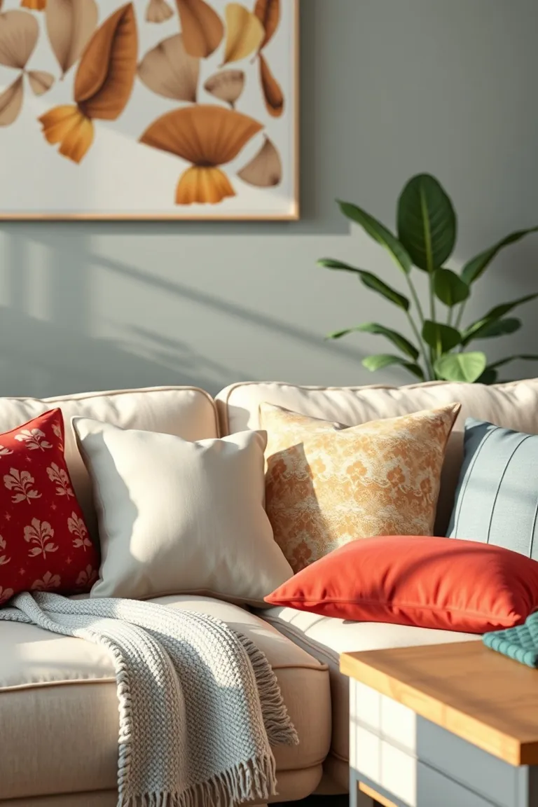 2. Throw Pillow Mixology