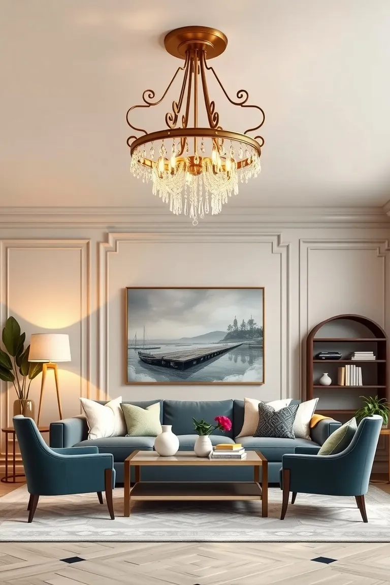 3. Statement Lighting Extravaganza