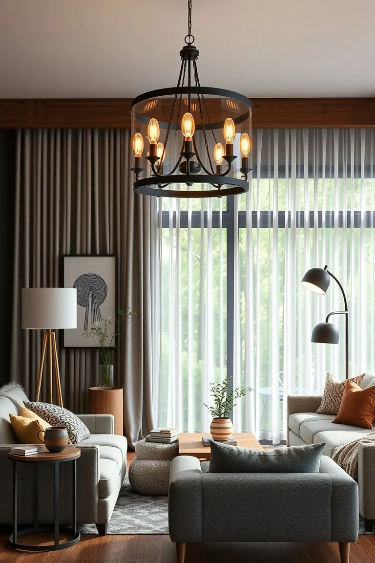 3. Illuminate with Eclectic Elegance