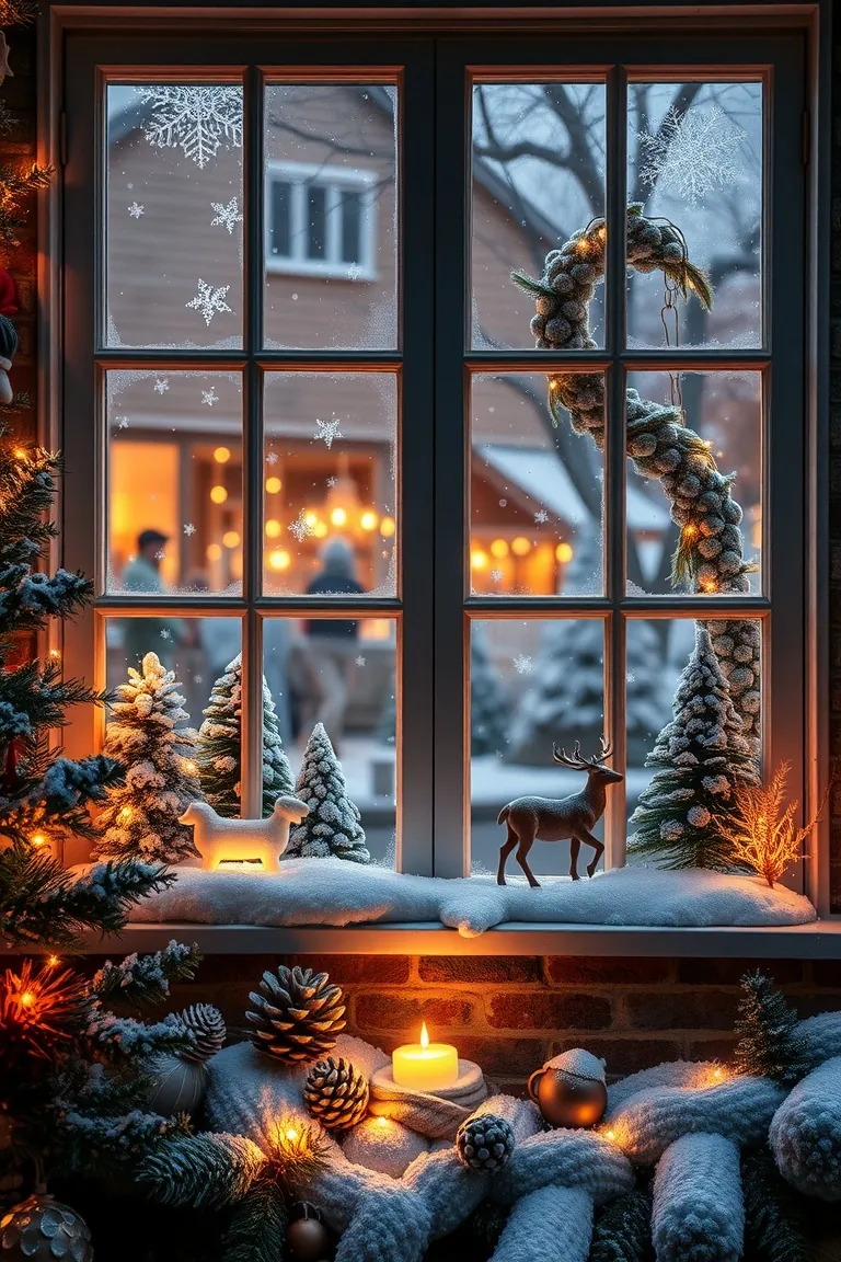 3. Magical Yuletide Window Display