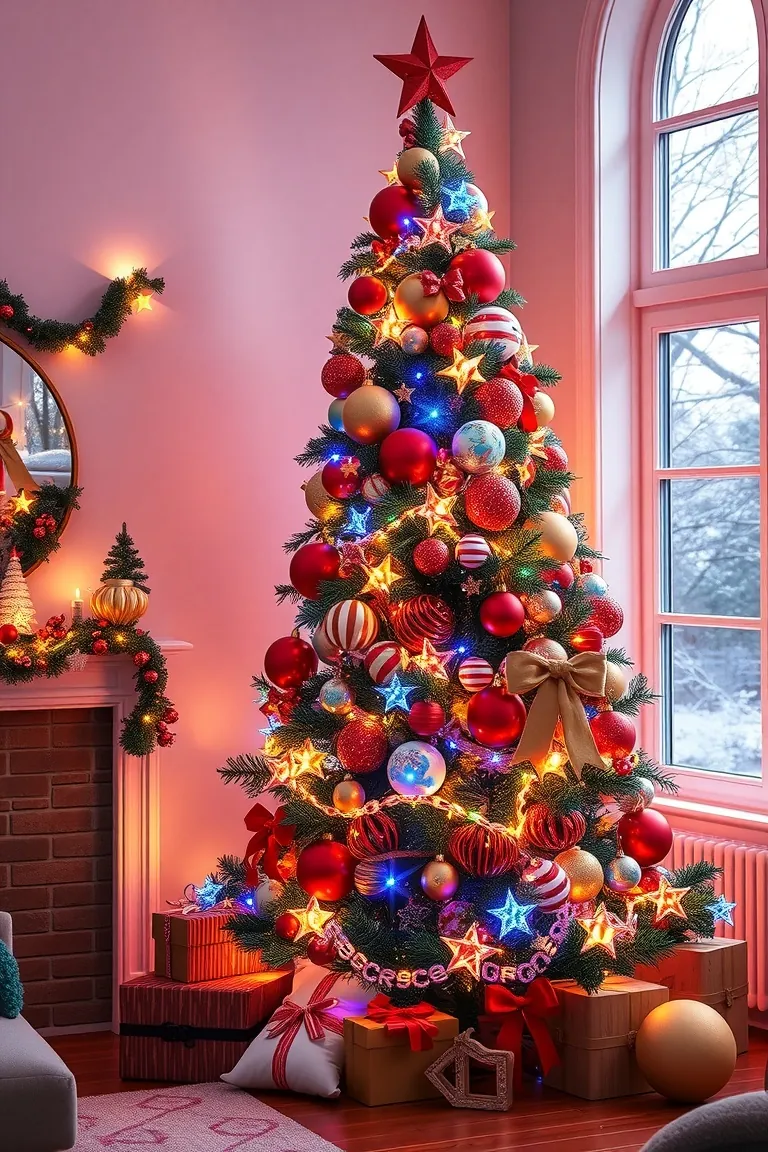 3. Galactic Glow Christmas Tree