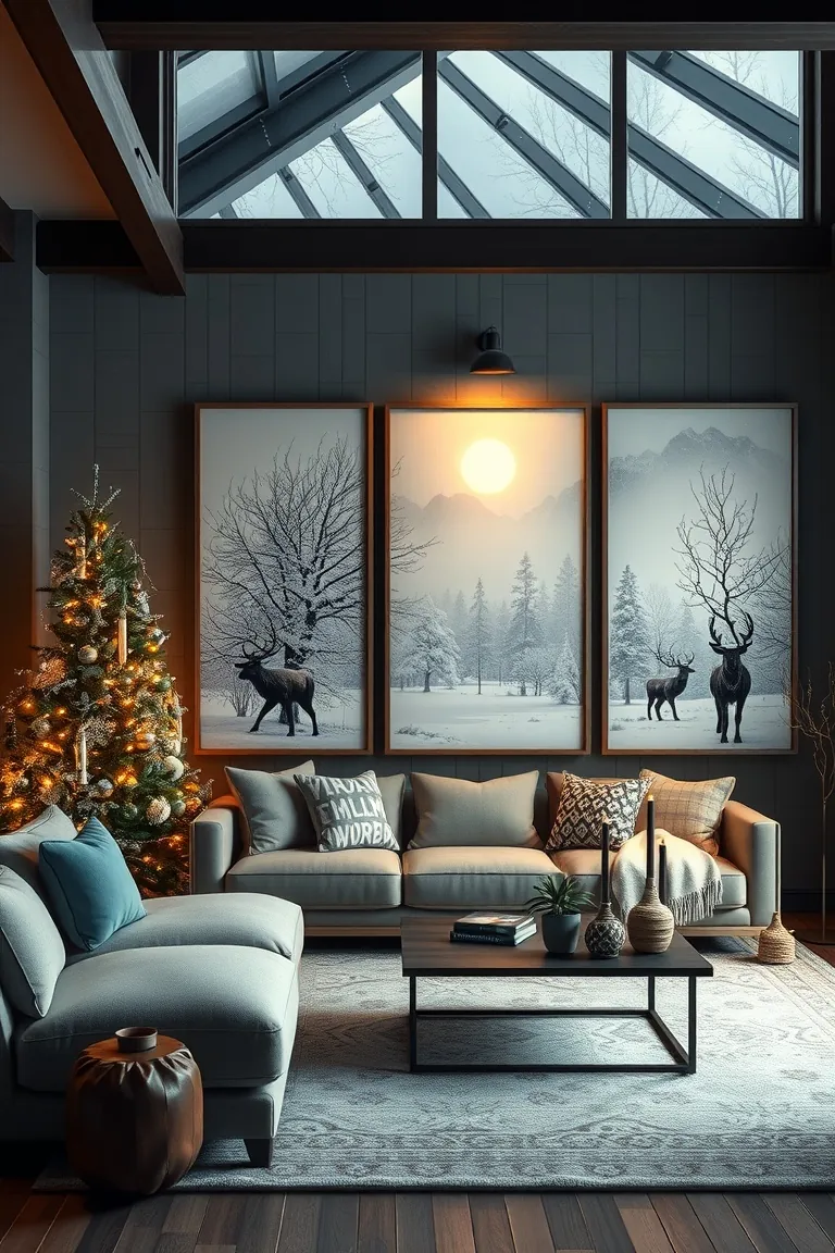 2. Winter Wonderland Wall Art