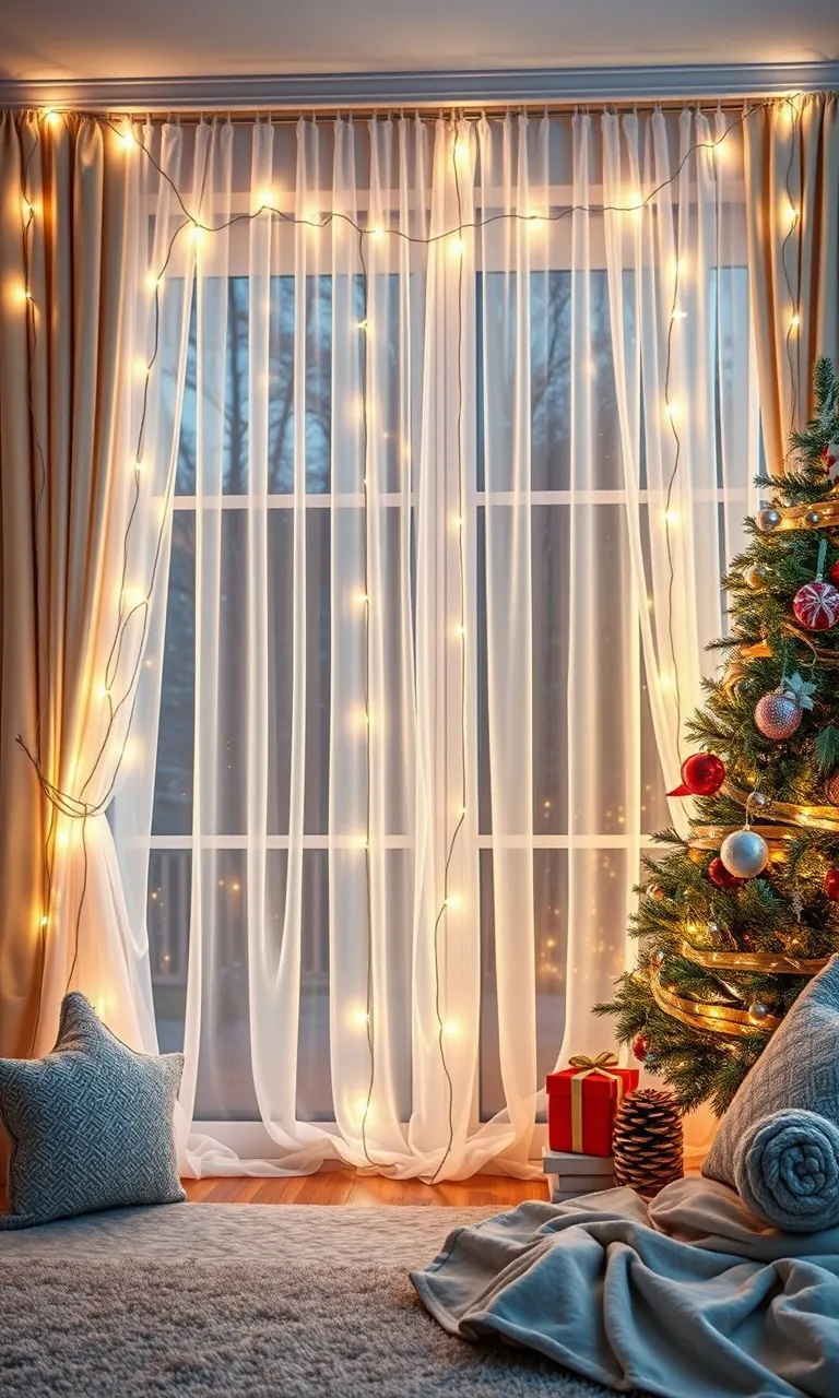 2. Twinkling Tree Tapestry