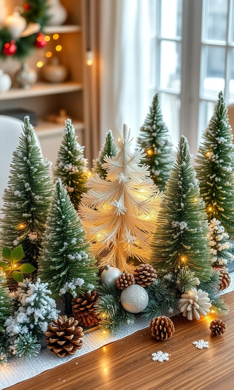 2. Frosted Forest Centerpiece