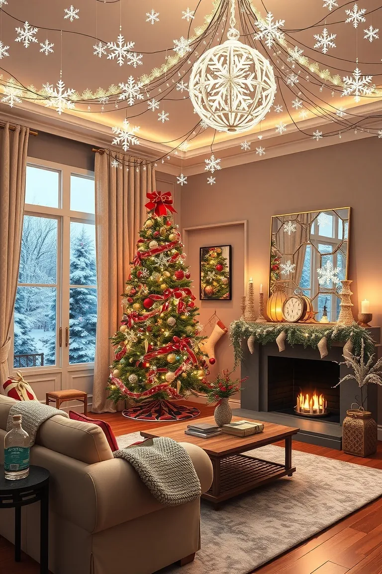 3. Glowing Snowflake Haven