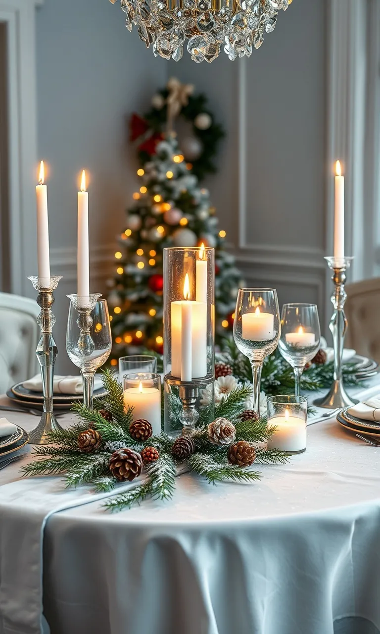 4. Enchanted Winter Tablescape