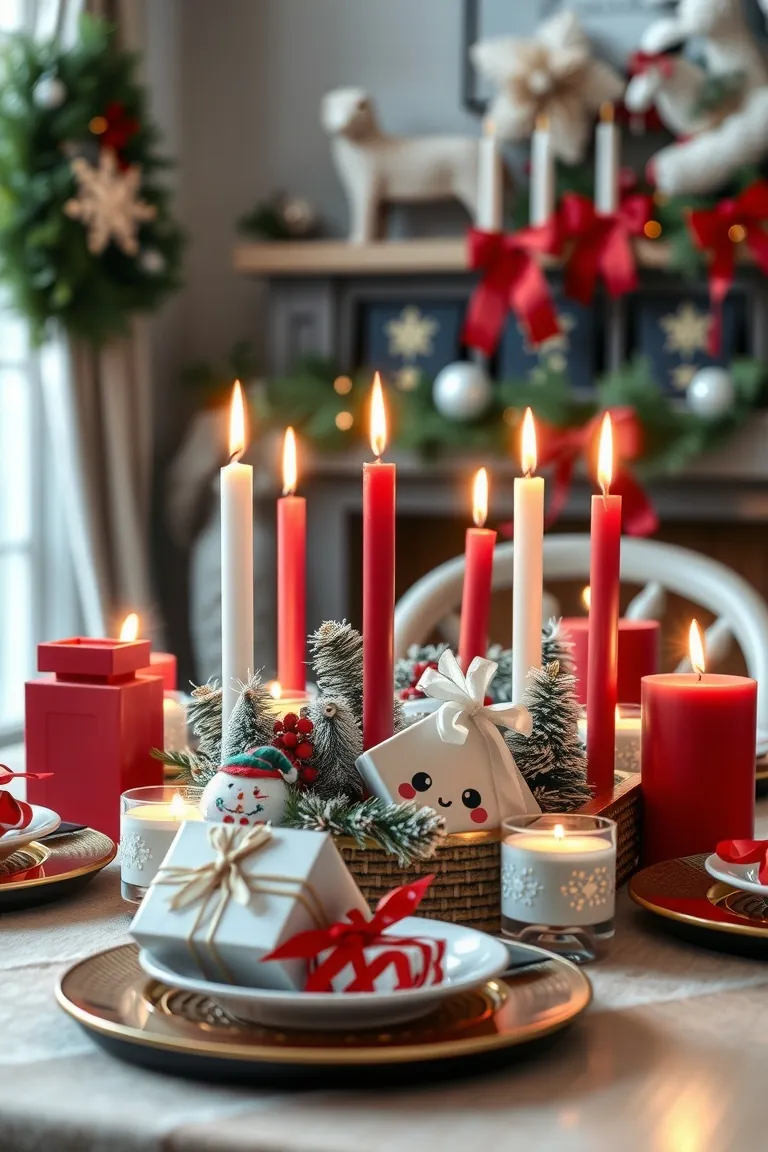4. Secret Santa Surprise: Advent Tablescape