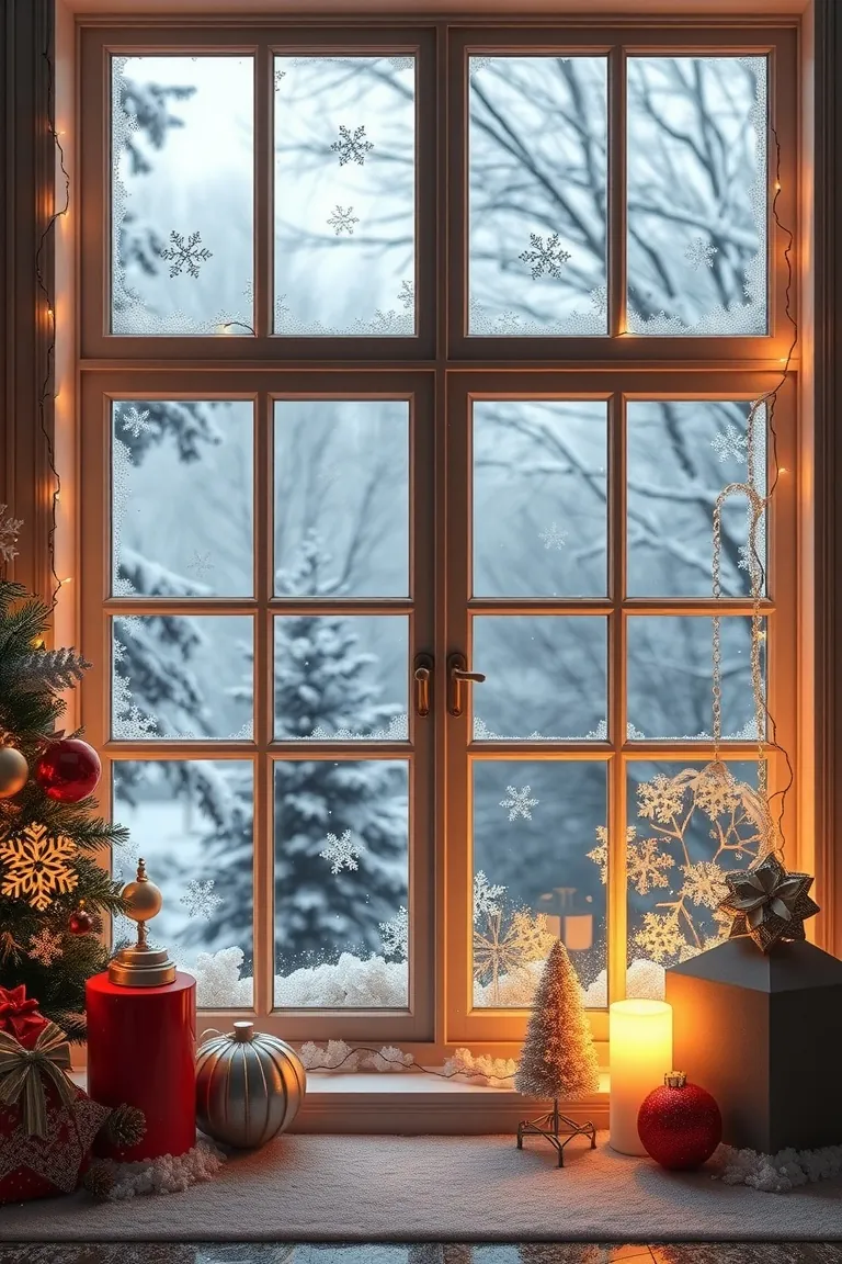 3. Frosted Windowpanes