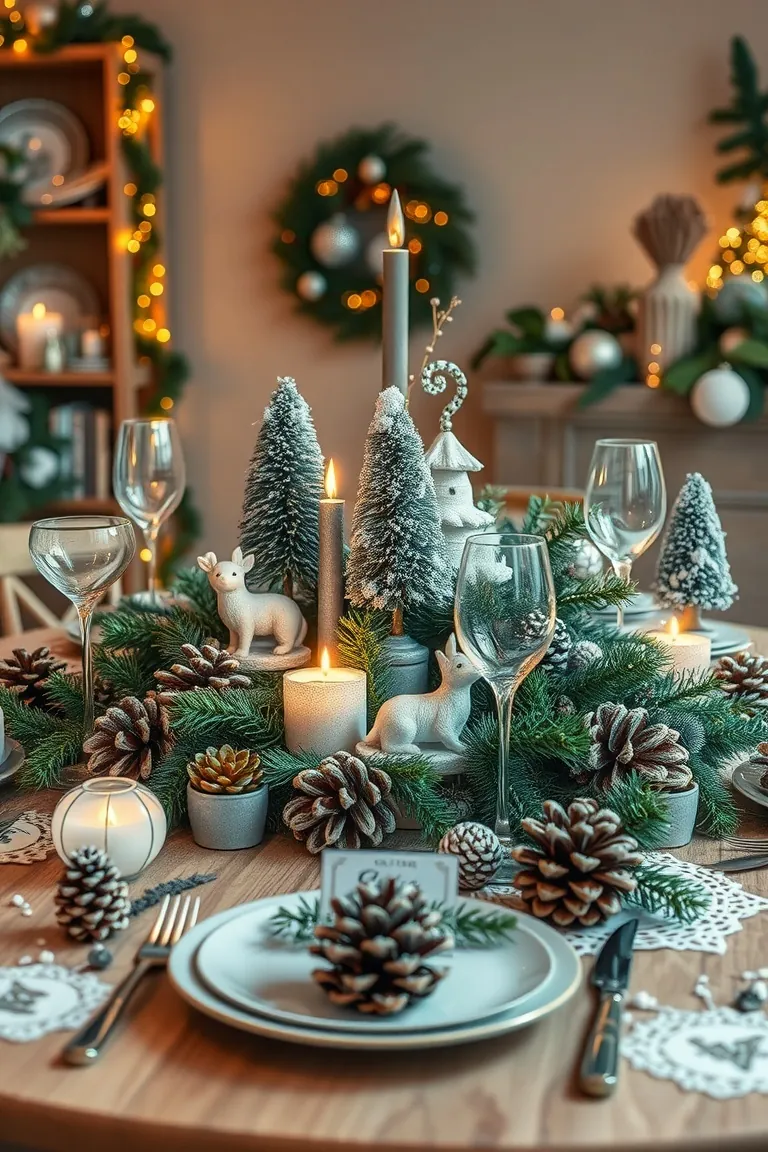 4. Enchanted Forest Table Settings