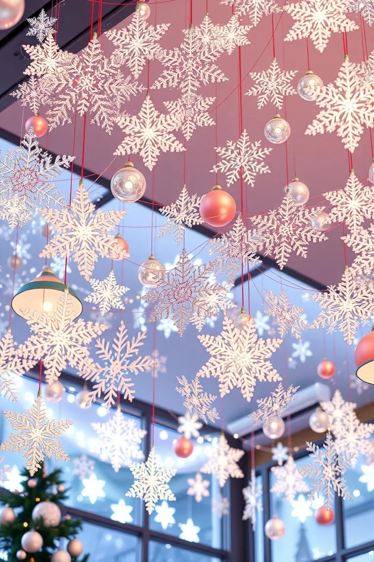 4. Shimmering Snowflake Spectacle