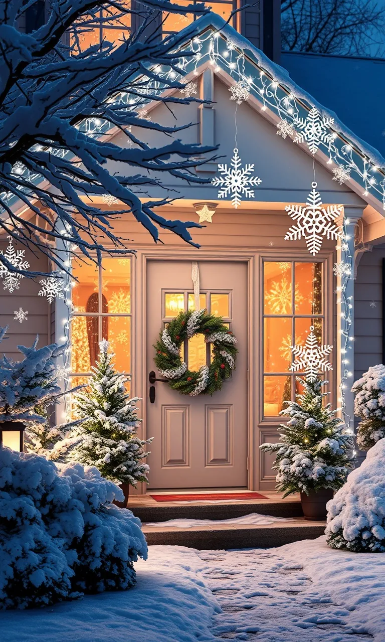 4. Snowy Forest Retreat
